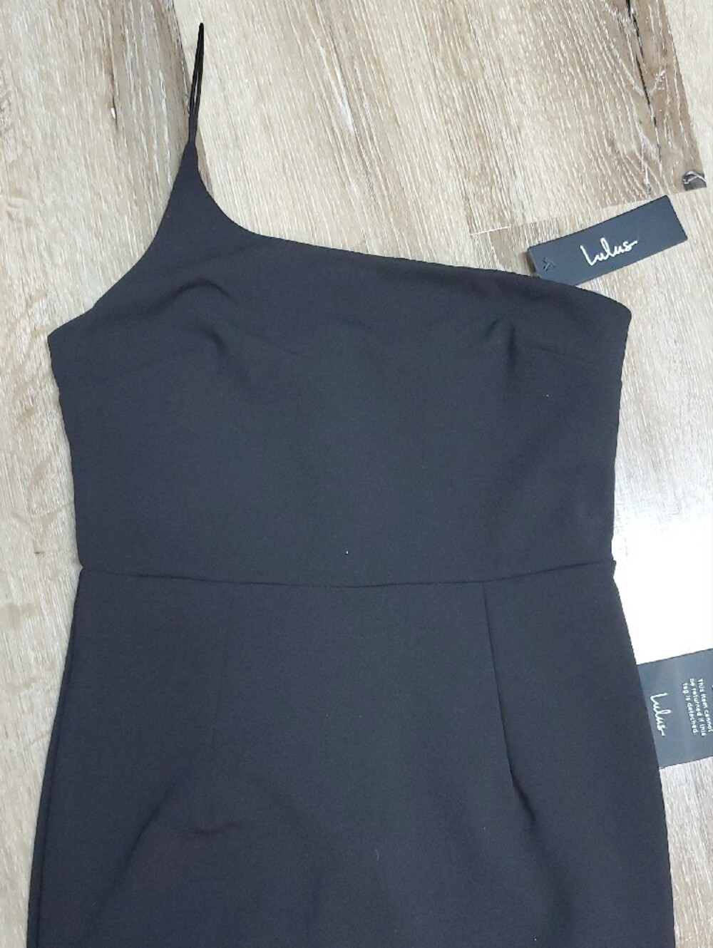Lulus Black One-Shoulder Sheath Dress - Picture 5 of 6